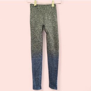 Lululemon Athletica Gray/Blue Ombre Leggings